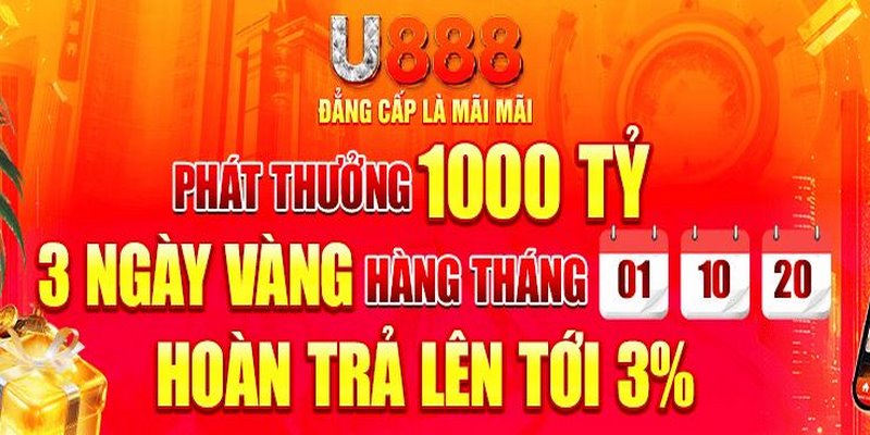 Thời gian thanh toán minh bạch trong hoàn trả tiền cược tại U888