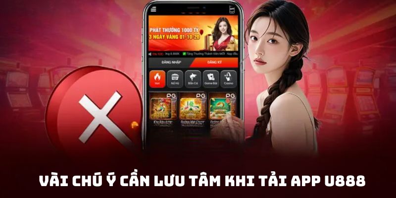 Nắm rõ chú ý quan trọng khi tải app U888