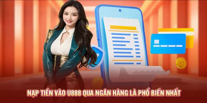 Chuyển khoản phương thức phổ biến tại nạp tiền U888